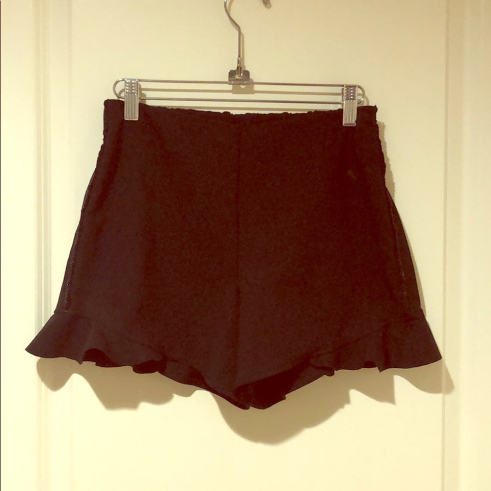 Mango Black Shorts